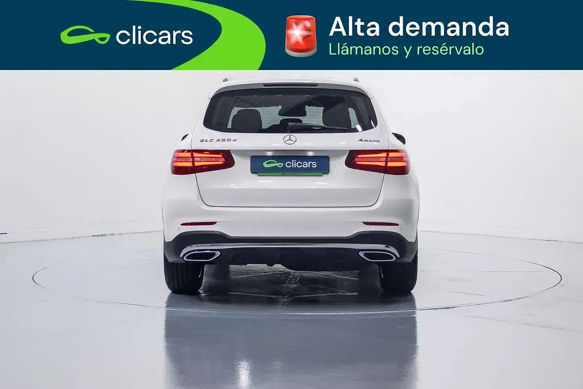 Usado Mercedes GLC250 204 CV (150 kW) 2016 Blanco SUV