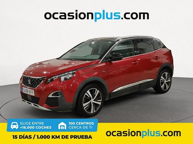 Rojo Usado 2017 Peugeot 3008 GT-line SUV | 16.690 € (Precio justo) - Imagen 1/4