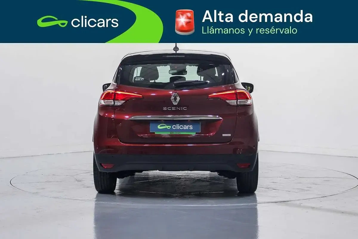 Usado Renault Scenic E-Tech Zen 110 CV (80 kW) 2018 Rojo Monovolumen