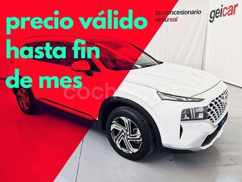 Blanco Usado 2022 Hyundai Santa Fe SUV | 29.900 € (Precio justo) - Imagen 1/4