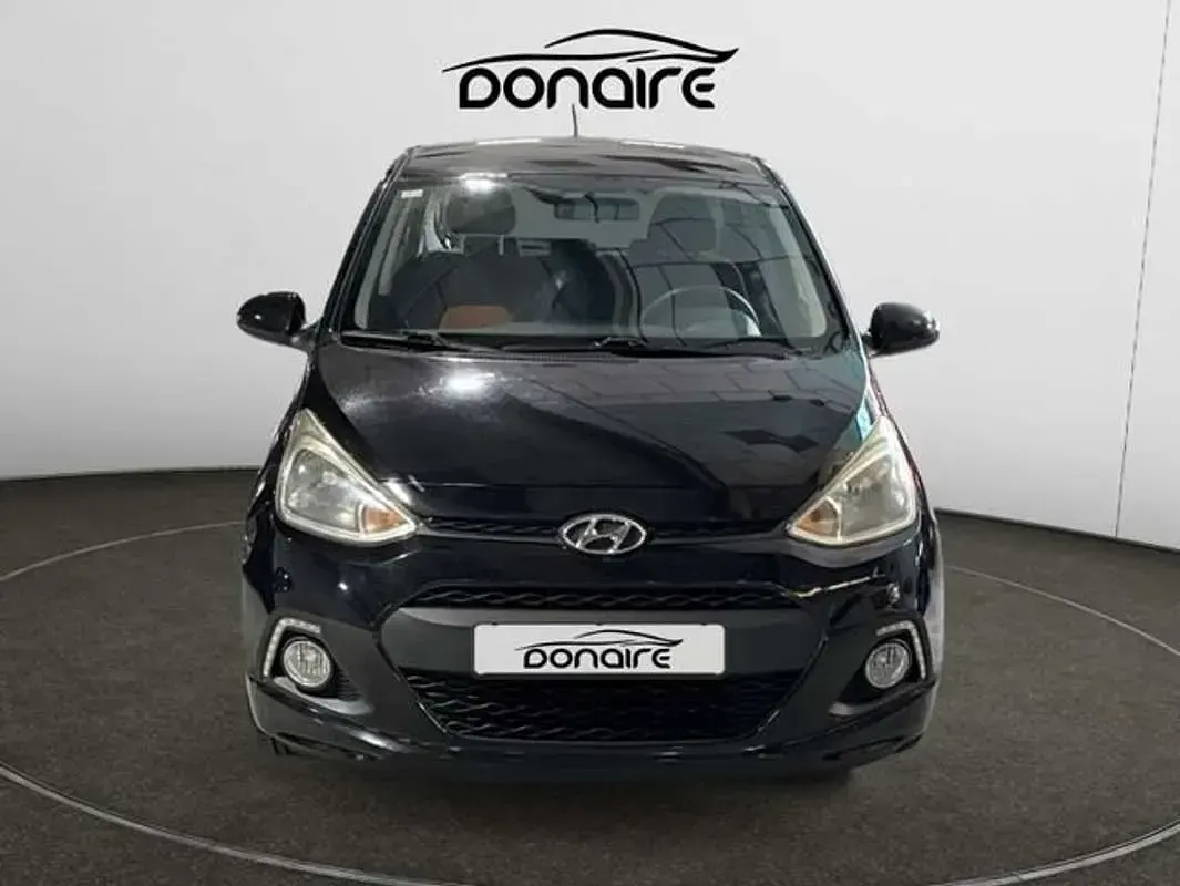 Usado Hyundai i10 GO! 67 CV (49 kW) 2015 Negro Utilitario