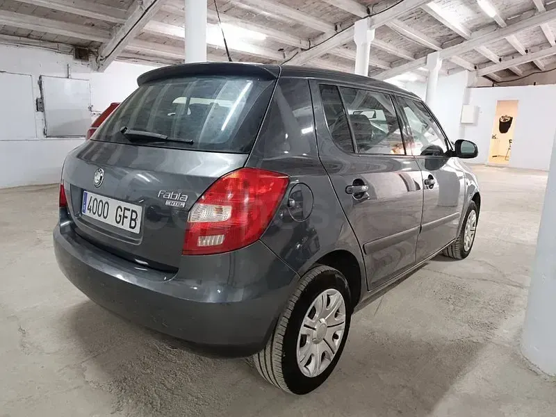 Usado Skoda Fabia 60 CV (44 kW) 2008 Gris / plata Berlina