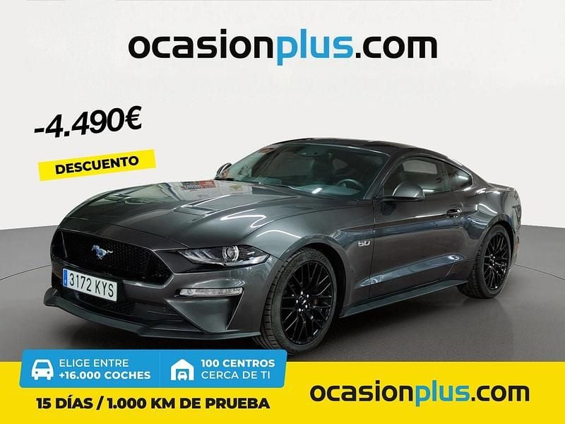 Gris Usado 2019 Ford Mustang GT Fastback Coupe | 44.450 € (Precio justo) - Imagen 1/4