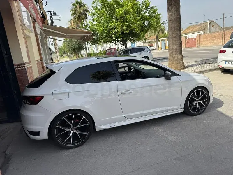 Usado Seat Leon FR 150 CV (110 kW) 2015 Blanco Berlina