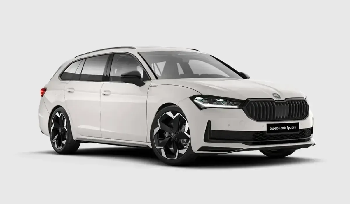 Ny Skoda Superb SportLine 150 HK (110 kW) 2026 Vit Kombi
