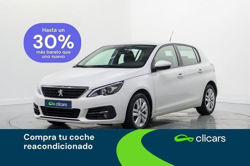 Blanco Usado 2021 Peugeot 308 Active Berlina | 11.990 € (Buen precio) - Imagen 1/4