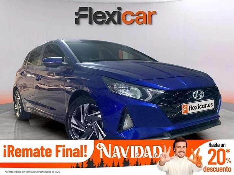 Azul Usado 2022 Hyundai i20 Berlina | 13.290 € (Precio justo) - Imagen 1/4