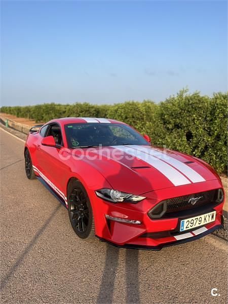 Rojo Usado 2019 Ford Mustang Fastback Coupe | 34.000 € (Precio justo) - Imagen 1/4
