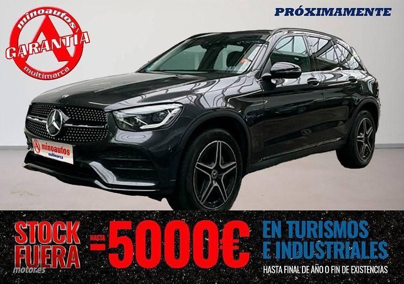 Gris Usado 2021 Mercedes GLC300e AMG line SUV | 37.890 € (Buen precio) - Imagen 1/4