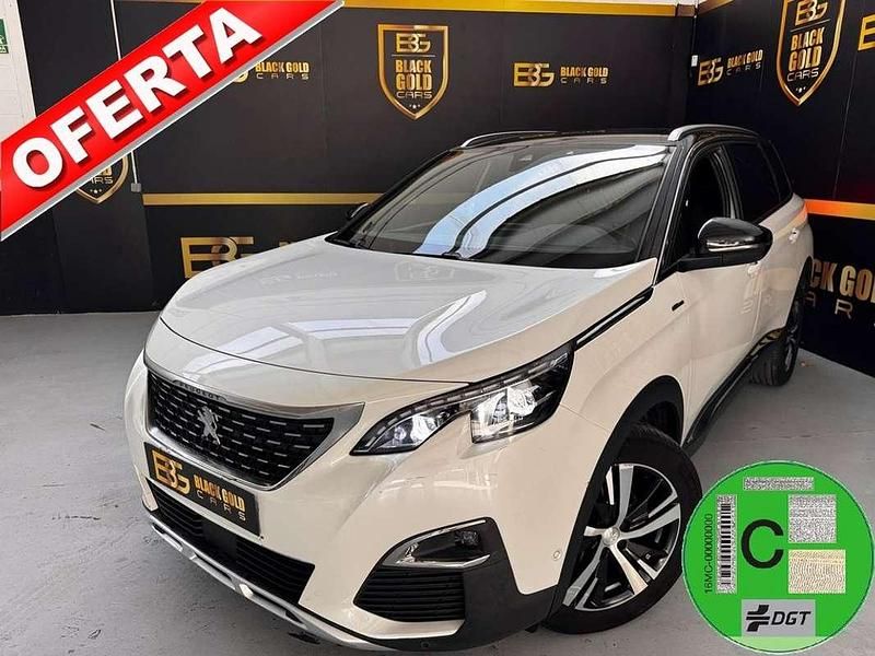 Blanco Usado 2021 Peugeot 5008 GT Monovolumen | 17.990 € (Buen precio) - Imagen 1/4