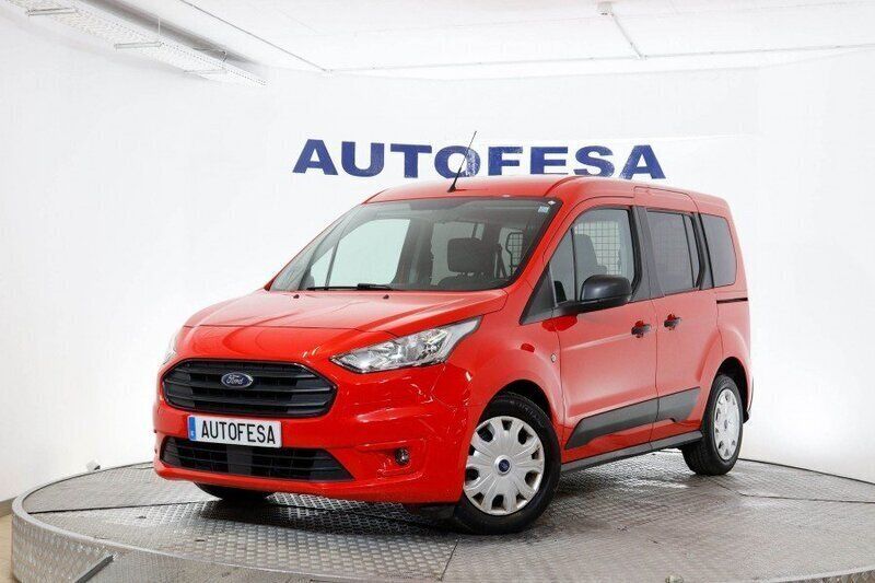 Rojo Usado 2019 Ford Transit Trend Familiar | 13.850 € (Buen precio) - Imagen 1/4