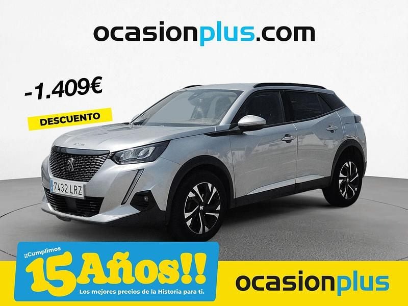 Gris / plata Usado 2021 Peugeot 2008 Allure SUV | 14.700 € (Precio justo) - Imagen 1/4