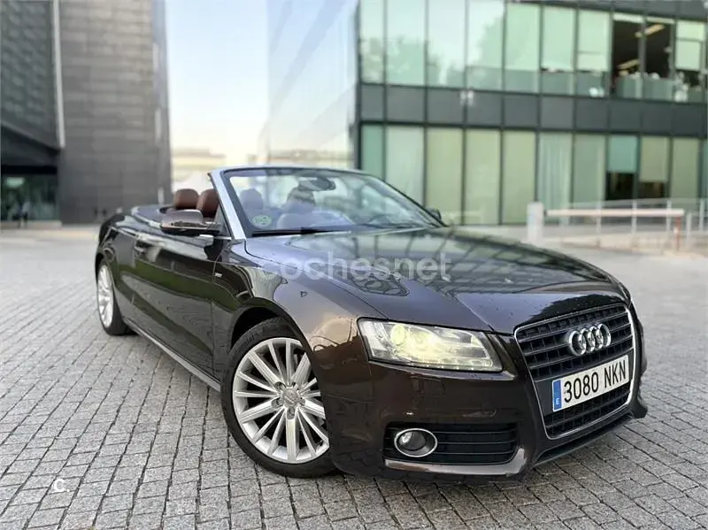 Usado Audi A5 Cabriolet S-Line 211 CV (155 kW) 2011 Marrón Descapotable