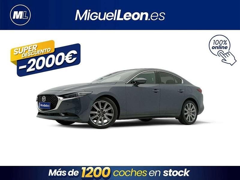 Gris Usado 2024 Mazda 3 Center-Line Berlina | 21.985 € (Precio justo) - Imagen 1/3