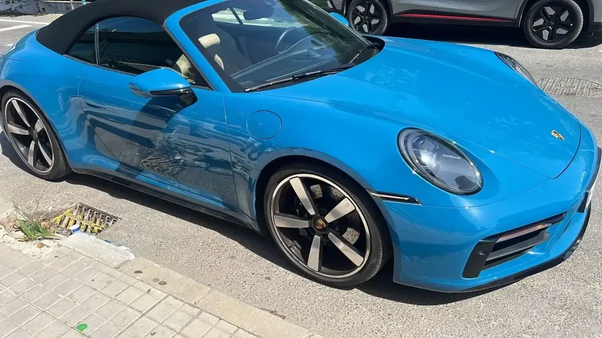 Usado Porsche 911 Carrera 4S Cabriolet 450 CV (330 kW) 2024 Azul Descapotable