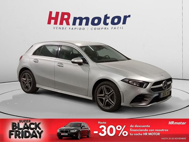 Gris Usado 2023 Mercedes A250 AMG line Berlina | 30.890 € (Buen precio) - Imagen 1/4