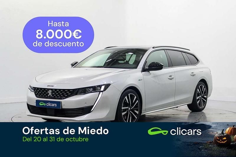 Blanco Usado 2021 Peugeot 508 GT Familiar | 23.190 € (Precio justo) - Imagen 1/4
