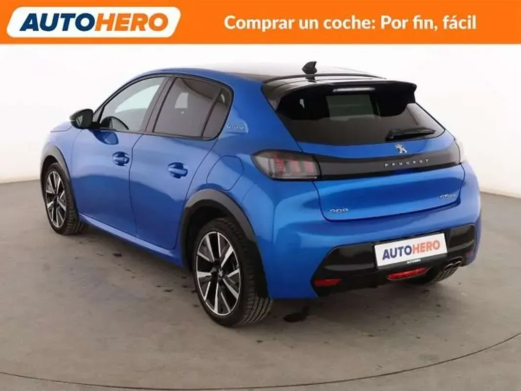 Usado Peugeot 208 GT-line 131 CV (96 kW) 2019 Azul Utilitario