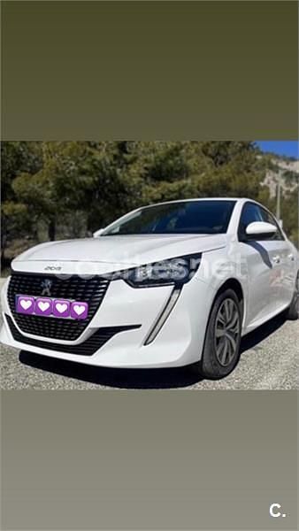 Usado Peugeot 208 Style 100 CV (73 kW) 2021 Blanco Utilitario