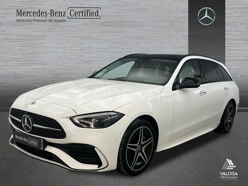 Blanco polar Usado 2022 Mercedes C300e Familiar | 43.900 € - Imagen 1/4