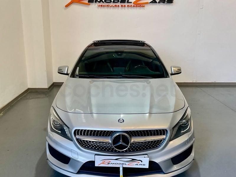 Usado Mercedes CLA200 AMG line 136 CV (100 kW) 2015 Gris / plata Berlina