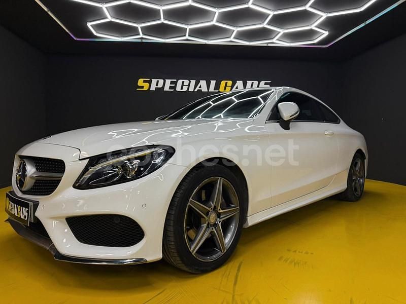 Usado Mercedes C200 184 CV (135 kW) 2016 Blanco Coupe