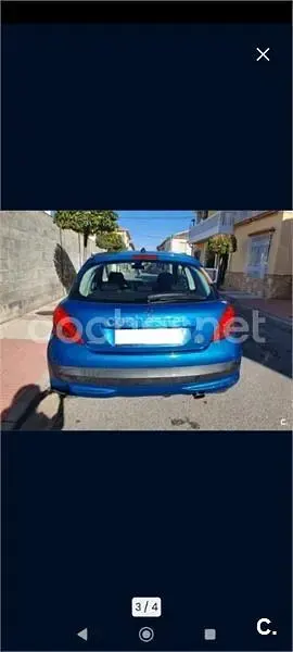 Usado Peugeot 207 110 CV (80 kW) 2007 Azul Berlina