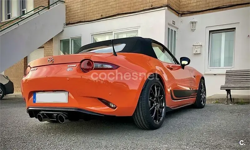 Usado Mazda MX5 184 CV (135 kW) 2019 Naranja Descapotable
