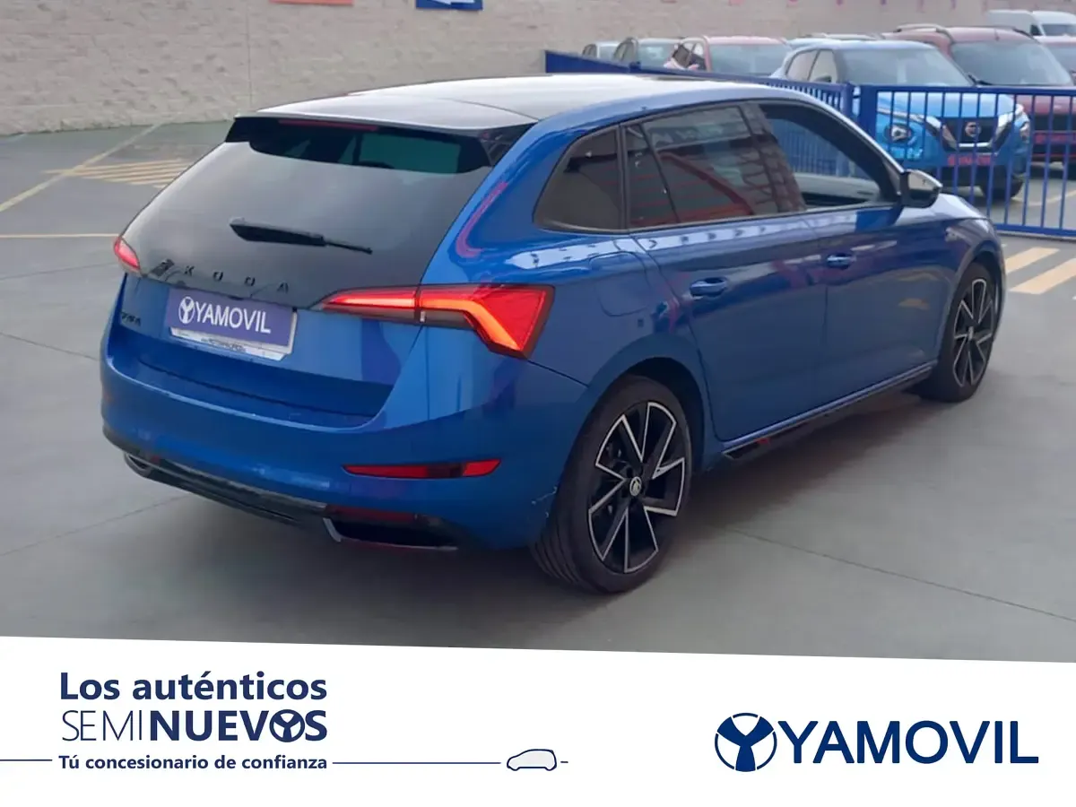 Usado Skoda Scala Monte Carlo 150 CV (110 kW) 2023 Azul Utilitario