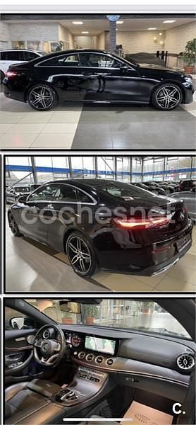 Usado Mercedes E220 194 CV (142 kW) 2018 Negro Coupe