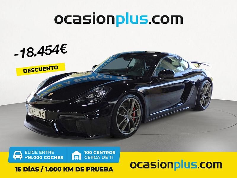 Negro Usado 2022 Porsche Cayman GT4 Coupe | 121.490 € (Precio justo) - Imagen 1/4