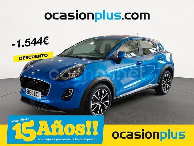 Azul Usado 2022 Ford Puma Gen-E Titanium SUV | 16.990 € (Precio justo) - Imagen 1/4