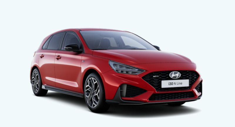 Usado Hyundai i30 N Line 100 CV (73 kW) 2024 Rojo