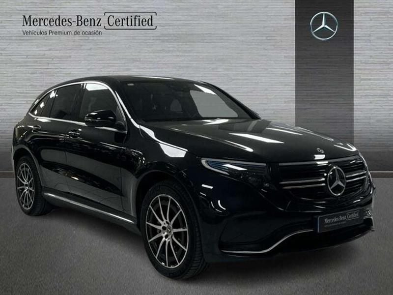 Usado Mercedes EQC400 300 kW (408 CV) 2021 Negro SUV