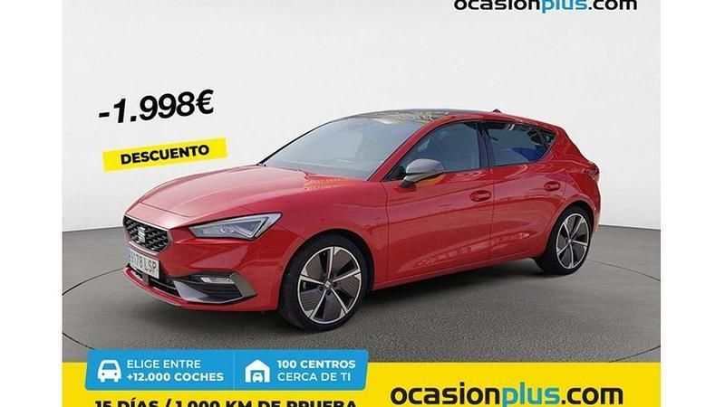 Rojo Usado 2021 Seat Leon FR Utilitario | 19.273 € (Buen precio) - Imagen 1/4