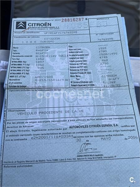 Usado Citroën C5 117 CV (86 kW) 2006 Gris / plata Berlina