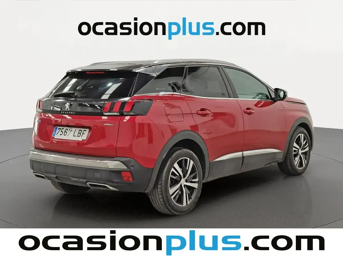 Usado Peugeot 3008 GT-line 130 CV (95 kW) 2019 Rojo SUV