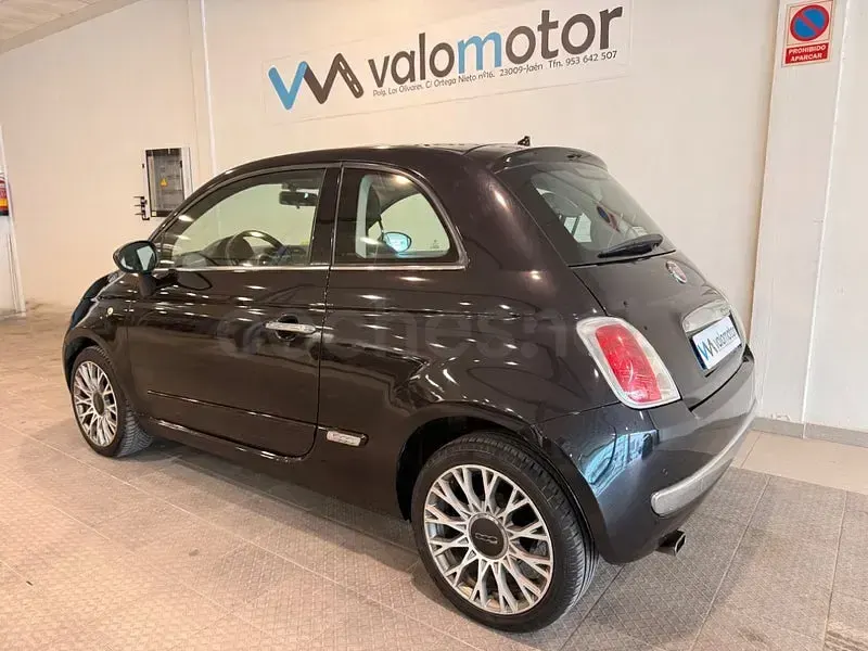 Usado Fiat 500 Lounge 69 CV (50 kW) 2015 Negro Berlina