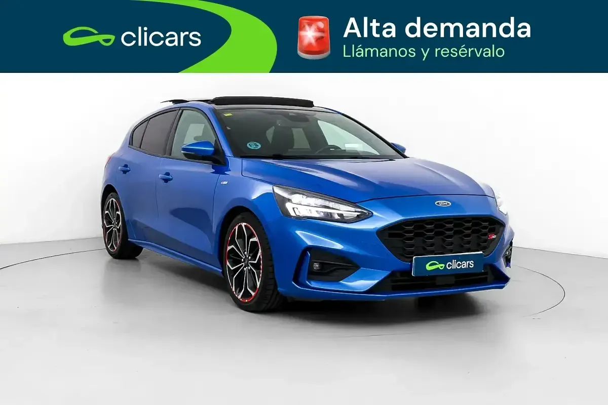Usado Ford Focus ST-Line 120 CV (88 kW) 2018 Azul Berlina
