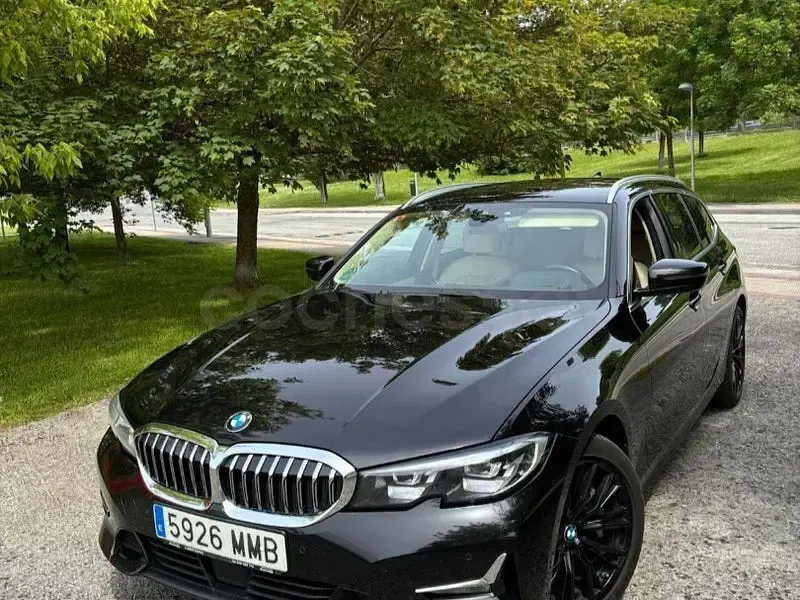 Usado BMW 330 Sport Line 265 CV (194 kW) 2020 Negro Familiar