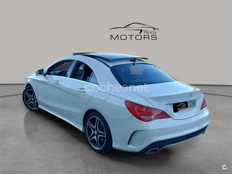 Usado Mercedes CLA200 AMG line 136 CV (100 kW) 2014 Blanco Berlina