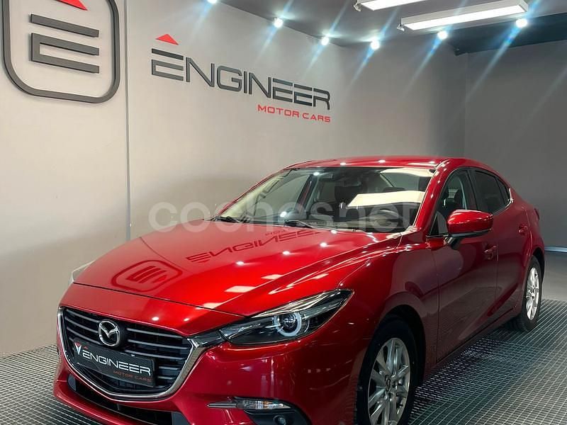 Rojo Usado 2017 Mazda 3 Berlina | 15.800 € (Precio justo) - Imagen 1/3