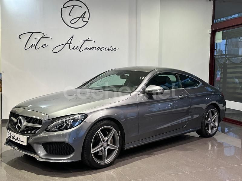 Gris / plata Usado 2016 Mercedes C220 AMG line Coupe | 24.900 € (Precio justo) - Imagen 1/4