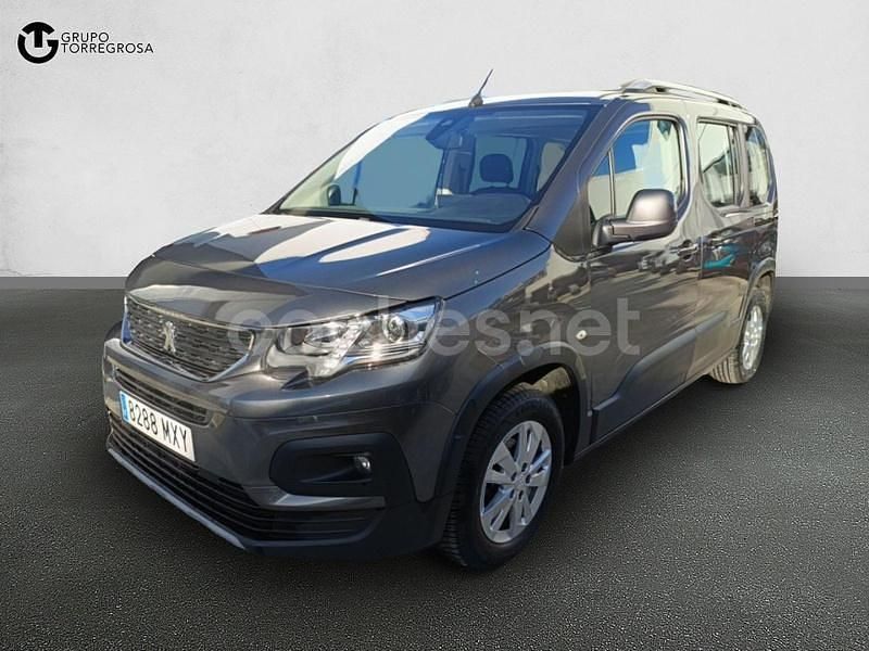 Gris Usado 2020 Peugeot Rifter Allure Monovolumen | 17.900 € (Precio justo) - Imagen 1/4