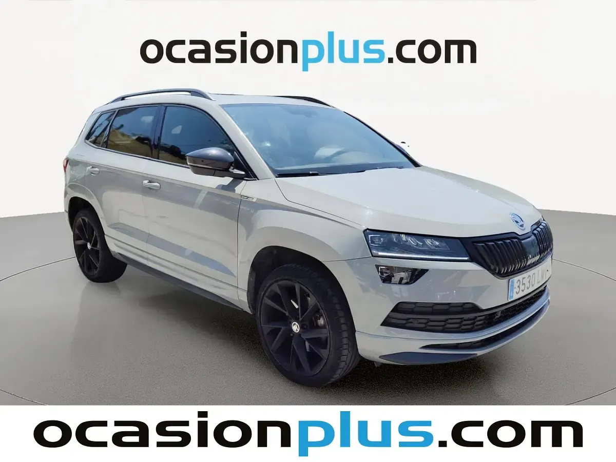 Usado Skoda Karoq SportLine 150 CV (110 kW) 2021 Gris SUV