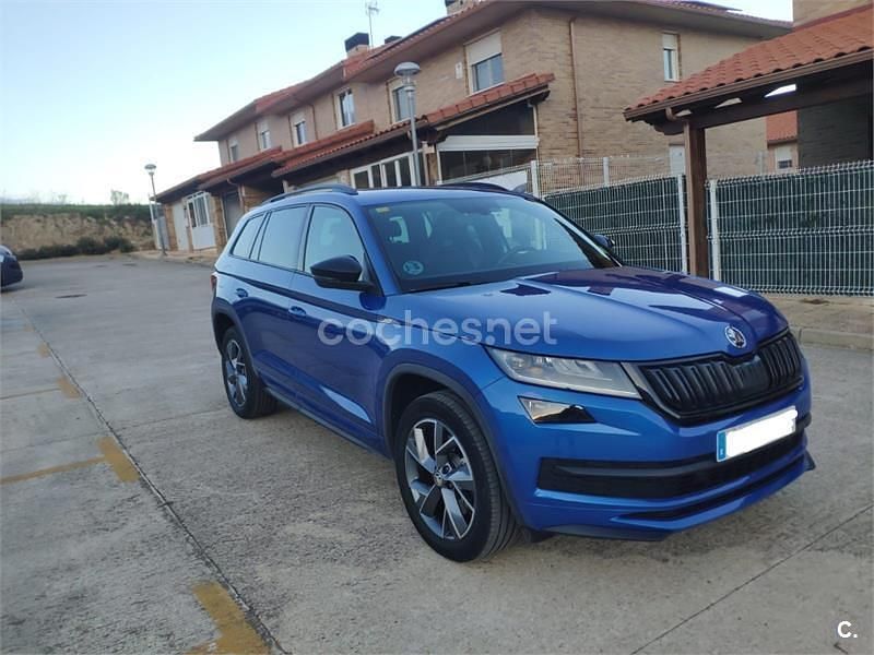 Usado Skoda Kodiaq SportLine 190 CV (139 kW) 2021 Azul SUV