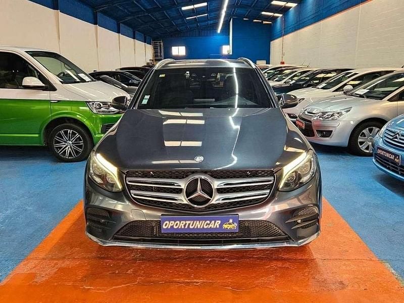 Usado Mercedes GLC250 AMG line 204 CV (150 kW) 2016 Gris / plata SUV