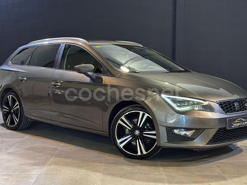 Gris / plata Usado 2015 Seat Leon FR Familiar | 13.900 € (Precio justo) - Imagen 1/4