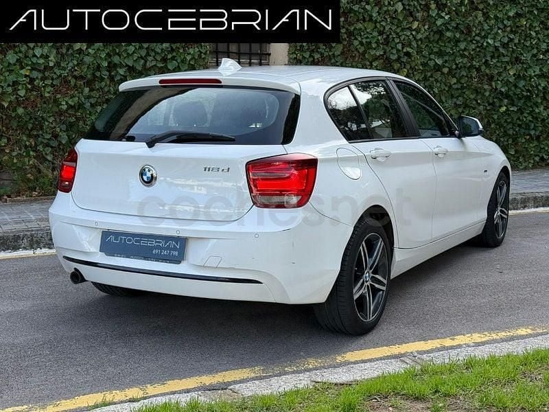Usado BMW 118 Sport Line 143 CV (105 kW) 2012 Blanco Utilitario