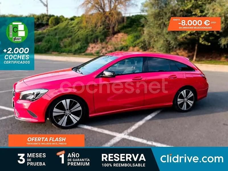 Rojo Usado 2016 Mercedes CLA220 Shooting Brake Urban Familiar | 19.790 € (Precio justo) - Imagen 1/3